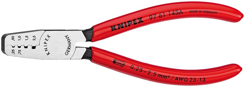 Инструмент для обжима концевых гильз KNIPEX 97 61 145 A KN-9761145A фото 1 — Фирменный магазин Knipex в России