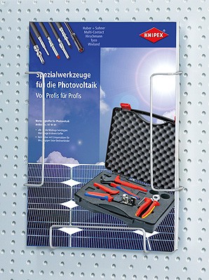 KN-001936 Держатель проспектов для перфорированных панели — Фирменный магазин Knipex в России