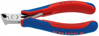 Кусачки угловые для электроники KNIPEX 62 12 120 KN-6212120 — Фирменный магазин Knipex в России