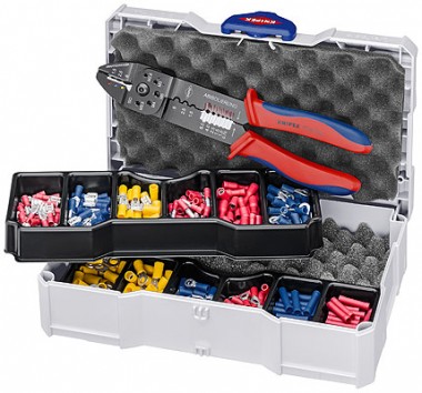Набор с инструментом для опрессовки KNIPEX 97 90 26 KN-979026 — Фирменный магазин Knipex в России