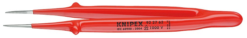 Пинцет для прецизионных работ, изолирован KNIPEX 92 27 62 KN-922762 фото 1 — Фирменный магазин Knipex в России