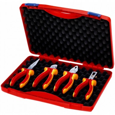 Чемодан пластиковый Kompakt-box с инструментом 4 предмета KNIPEX 00 20 15 KN-002015 — Фирменный магазин Knipex в России