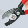 Ножницы для резки кабелей с двойными режущими кромками KNIPEX 95 12 200 SB KN-9512200SB фото 6 — Фирменный магазин Knipex в России