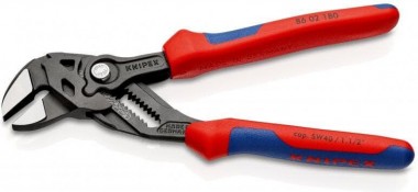 KN-8602180 Клещи переставные-гаечный ключ фосфатированные, 180 мм — Фирменный магазин Knipex в России