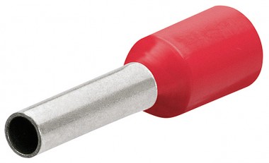 Гильзы красного цвета контактные с пластмассовыми изоляторами KNIPEX 97 99 357 KN-9799357 &mdash; Фирменный магазин Knipex в России