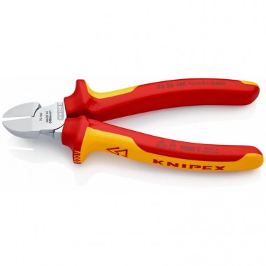 Кусачки боковые, хромированные, 160 мм KNIPEX 70 26 160  KN-7026160 — Фирменный магазин Knipex в России
