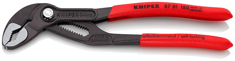 KN-8701180SB KNIPEX Cobra® черненые, 180 mm фото 1 — Фирменный магазин Knipex в России
