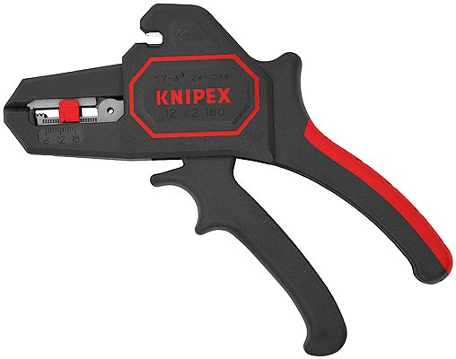 Автоматический инструмент для удаления изоляции KNIPEX 12 62 180 KN-1262180 фото 1 — Фирменный магазин Knipex в России