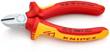 Бокорезы 125 мм  KNIPEX  70 06 125 KN-7006125 — Фирменный магазин Knipex в России