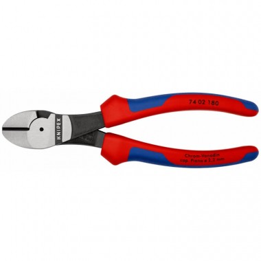 KN-7402180SB Кусачки боковые особой мощности черненые, 180 mm &mdash; Фирменный магазин Knipex в России