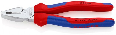 Плоскогубцы комбинированные особой мощности, 200 мм, KNIPEX 02 05 200 KN-0205200 — Фирменный магазин Knipex в России