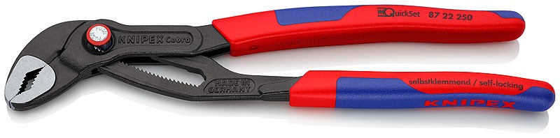 KN-8722250SB KNIPEX Cobra® QuickSet черненые 250 mm фото 1 — Фирменный магазин Knipex в России