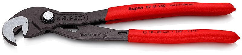 Многофункциональный переставной ключ "RAPTOR" KNIPEX 87 41 250 KN-8741250 фото 1 — Фирменный магазин Knipex в России