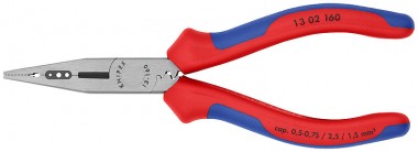 Плоскогубцы для электрика, 160 мм, KNIPEX 13 02 160 KN-1302160 — Фирменный магазин Knipex в России
