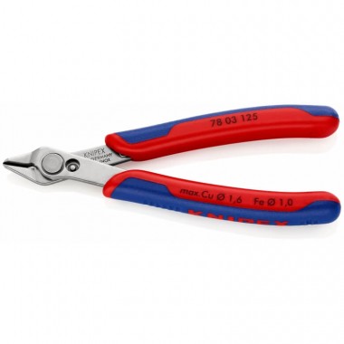 Кусачки для электроники прецизионные Electronic Super Knips ® KNIPEX 78 03 125 KN-7803125 — Фирменный магазин Knipex в России