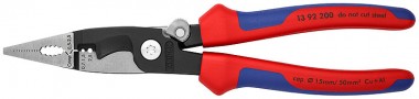 Многофункциональные клещи для электромонтажных работ KNIPEX 13 92 200 KN-1392200 — Фирменный магазин Knipex в России