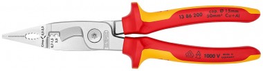 Многофункциональные клещи для электромонтажных работ KNIPEX 13 86 200 KN-1386200 — Фирменный магазин Knipex в России