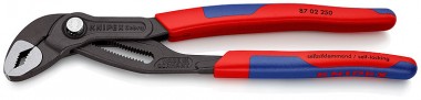 Высокотехнологичные сантехнические клещи Cobra®, 250 мм, KNIPEX 87 02 250 KN-8702250 — Фирменный магазин Knipex в России