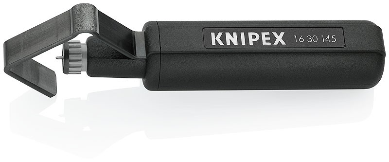 Стриппер для удаления оболочки кабеля KNIPEX 16 30 145 SB KN-1630145SB фото 1 — Фирменный магазин Knipex в России