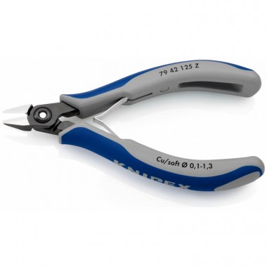 Прецизионные бокорезы для электроники, 0.1-1.3 мм, KNIPEX  7942125Z KN-7942125Z &mdash; Фирменный магазин Knipex в России