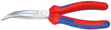 Круглогубцы с плоскими губками с режущими кромками, 200 мм, KNIPEX 26 25 200 KN-2625200 — Фирменный магазин Knipex в России