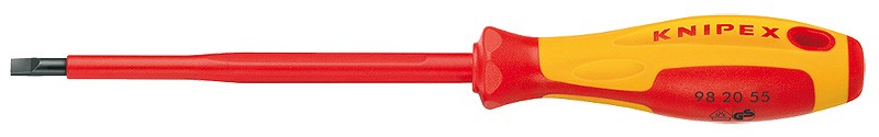 Отвертка для винтов с шлицевой головкой KNIPEX 98 20 55 KN-982055 фото 1 — Фирменный магазин Knipex в России