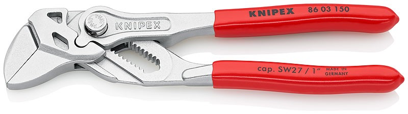 Клещи переставные-гаечный ключ, 150 мм, KNIPEX 86 03 150 KN-8603150 фото 1 — Фирменный магазин Knipex в России