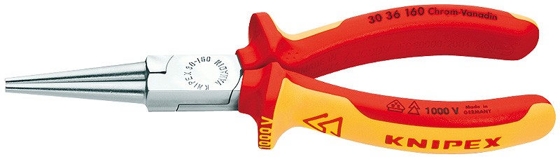 Длинногубцы, 160 мм, KNIPEX 30 36 160 KN-3036160 фото 1 — Фирменный магазин Knipex в России