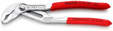 Высокотехнологичные сантехнические клещи Cobra®, 180 мм, KNIPEX 87 03 180 KN-8703180 — Фирменный магазин Knipex в России