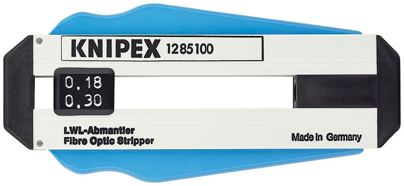 Инструмент для снятия изоляции с оптоволоконных кабелей KNIPEX 12 85 100 SB KN-1285100SB фото 1 — Фирменный магазин Knipex в России