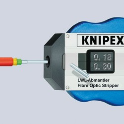 Инструмент для снятия изоляции с оптоволоконных кабелей KNIPEX 12 85 100 SB KN-1285100SB — Фирменный магазин Knipex в России