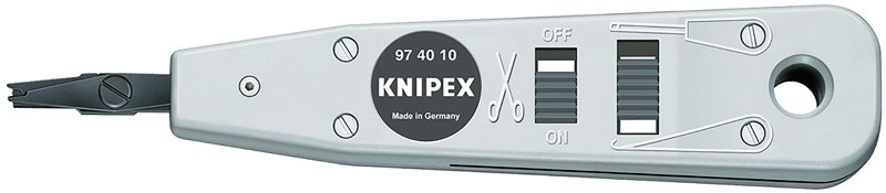 Инструмент для укладки кабелей LSA-Plus и их аналогов KNIPEX 97 40 10 KN-974010 фото 1 — Фирменный магазин Knipex в России