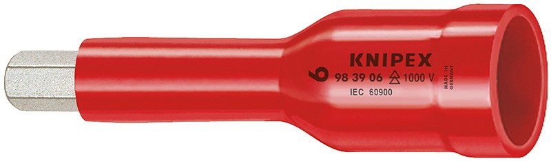 Сменные головки к торцевому ключу для внутреннего шестигранника KNIPEX 98 49 06 KN-984906 фото 1 — Фирменный магазин Knipex в России