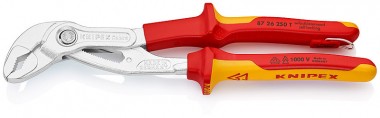 Высокотехнологичные сантехнические клещи Cobra® VDE, 250 мм, KNIPEX 87 26 250T KN-8726250T — Фирменный магазин Knipex в России