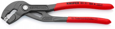 Щипцы для пружинных хомутов, 180 мм KNIPEX 85 51 180 A KN-8551180A — Фирменный магазин Knipex в России
