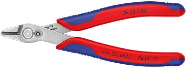 Кусачки для электроники прецизионные Electronic Super Knips ® XL KNIPEX 78 03 140 KN-7803140 — Фирменный магазин Knipex в России