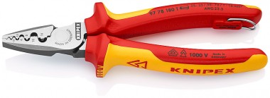 Инструмент для обжима контактных гильз KNIPEX 97 78 180T KN-9778180T — Фирменный магазин Knipex в России