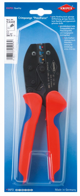 KN-975236SB KNIPEX PreciForce® вороненые 220 mm фото 1 — Фирменный магазин Knipex в России