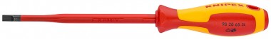 Тонкая отвертка для винтов с шлицевой головкой KNIPEX 98 20 40 SL KN-982040SL — Фирменный магазин Knipex в России