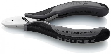 Бокорезы для электроники KNIPEX 77 22 115 ESD KN-7722115ESD — Фирменный магазин Knipex в России
