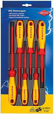 Набор отверток 6 предметов KNIPEX 00 20 12V01 KN-002012V01 — Фирменный магазин Knipex в России