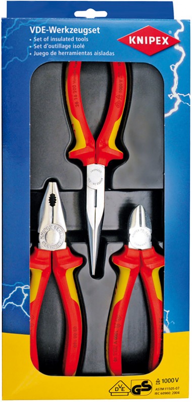 Набор электроизолированных инструментов KNIPEX 00 20 12 KN-002012 — Фирменный магазин Knipex в России