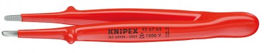 Пинцет для прецизионных работ, изолирован KNIPEX 92 67 63 KN-926763 — Фирменный магазин Knipex в России