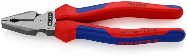 Плоскогубцы комбинированные особой мощности, 200 мм, KNIPEX 02 02 200 KN-0202200 — Фирменный магазин Knipex в России