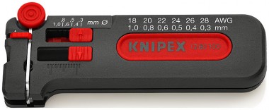 Съемник изоляции модель Mini KNIPEX 12 80 100 SB KN-1280100SB — Фирменный магазин Knipex в России