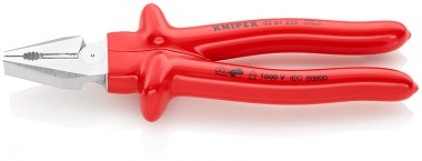 Плоскогубцы комбинированные особой мощности, 225 мм, KNIPEX 02 07 225 KN-0207225 &mdash; Фирменный магазин Knipex в России