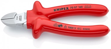Бокорезы 160 мм KNIPEX 70 07 160 KN-7007160 — Фирменный магазин Knipex в России