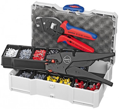 Набор с инструментом для опрессовки KNIPEX 97 90 12 KN-979012 — Фирменный магазин Knipex в России